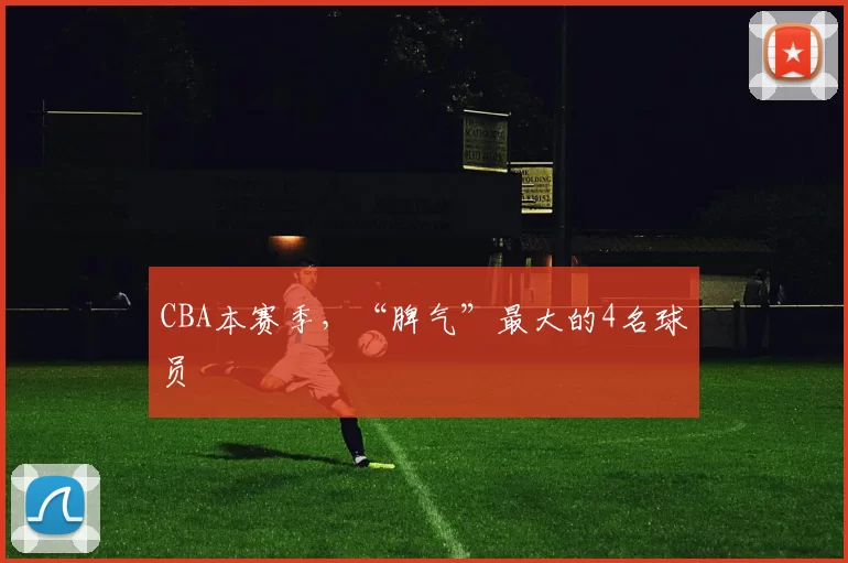 CBA本赛季，“脾气”最大的4名球员
